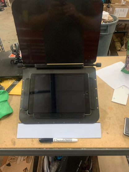 LRD Carbon Fiber iPAD Holder with Clamp Mount